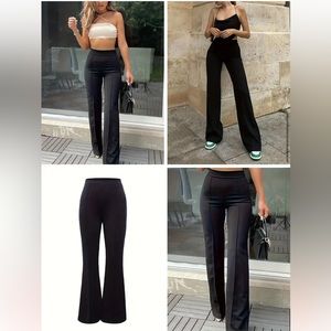 Elegant High Waist Wide Leg Pants forSlimming and Stylish Long Length Trousers